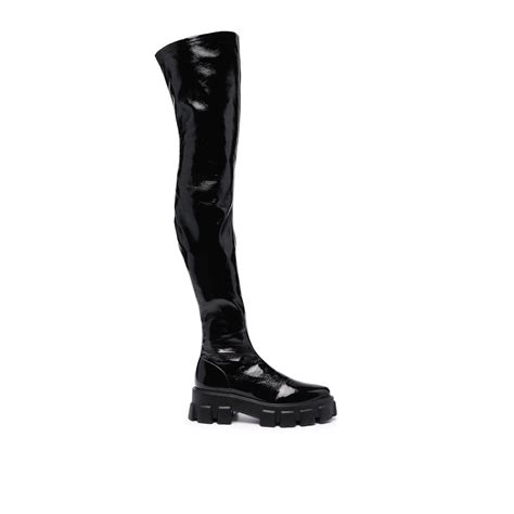 prada thigh high boots